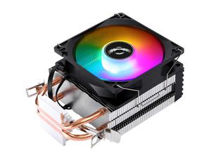 QiuzAimNo Frame drop in Team Fights9cm ventola RGB silenziosa con 2 heatpipe per 12th Gen CPUs,3pin/4pin interfaccia alimenta la tua <span class=keywords><strong>CPU</strong></span> - Product Image 3