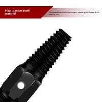 Extracteur de vis cassées industriel à double tête 1/2" 3/4" en acier au carbone, outil manuel pour le retrait de robinets et tuyaux, modèle pour vis dénudées