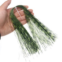 Topind isca de pesca com mosca, material de gravação de cristal flashou, molinete para fazer isca de pesca com mosca