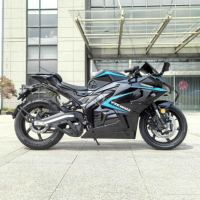 Moto électrique avec ABS pour adultes, vitesse rapide de 150 km/h, batterie au lithium de 72V160Ah, autonomie de 300 km