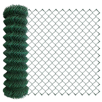 Sıcak Daldırma Galvanizli 50x50mm 60x60mm Baklava Delikli 6ft 8ft Yüksekliğinde Çiftlik İçin Zincir Örgülü Çit