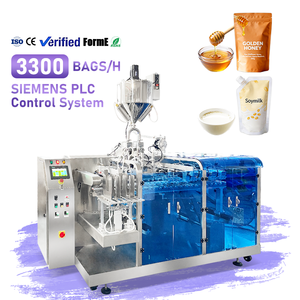 Professional Factory Price Soybean <b>Milk</b> Water <b>Honey</b> Liquid Premade Bag Packing Machine - Product Image 1