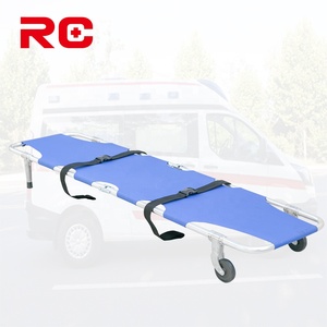 Equipo de rescate de emergencia cama camilla plegable doble ajustable de aluminio usado con camilla de ruedas - Product Image 3