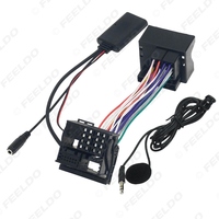 Module de voiture AUX-in, adaptateur audio MP3 pour Fiesta Mondeo MK3 Focus MK2, faisceau de câbles stéréo avec microphone