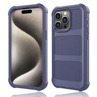 Coque de téléphone robot 4ème génération en gros, antidérapante et robuste avec béquille et étui pour iPhone 11 12 13 14 15 16 17 Pro Max