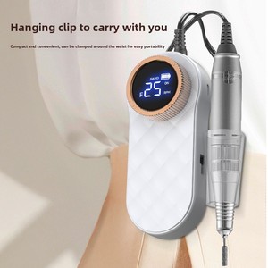 Machine à ongles rechargeable sans balais, portable et multifonctionnelle, lime électrique en plastique avec embouts en carbure d'acier - Product Image 4