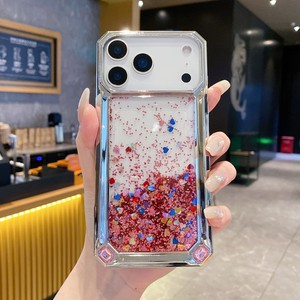 Chất Lỏng Cát Mạ Điện <span class=keywords><strong>Bling</strong></span> Trường Hợp Điện Thoại Cho <span class=keywords><strong>Iphone</strong></span> 17 Pro Max Long Lanh Cô Gái Điện Thoại Bìa Cho <span class=keywords><strong>Iphone</strong></span> 17 16 15 14 13 Pro - Product Image 2