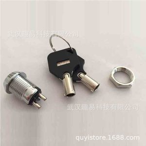 สวิตช์นิรภัยแบบ SPST ใช้กุญแจโลหะ สีเงิน แบบอเนกประสงค์ ตำแหน่งเปิด-ปิด - Product Image 4