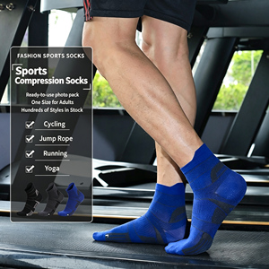 Eco-friendly Custom LOGO Outdoor <b>Compression</b> <b>Socks</b> Manufacturer Breathable Pressure Support Recovery Athletic Sports <b>Socks</b> - Product Image 1