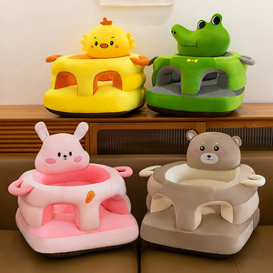 โซฟาเด็กแบบใหม่ ปี <span class=keywords><strong>2026</strong></span> ของเล่นตุ๊กตาขนนุ่ม เบาะนั่งเด็ก ผู้ผลิตขายตรง ทรงกลม ฐานฟองน้ำ โซฟาในรถยนต์ทันสมัย - Product Image 2