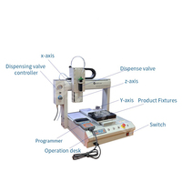 Distributeur de colle disponible multi-têtes de grande capacité entièrement automatique robot distributeur de mastic 3 axes
