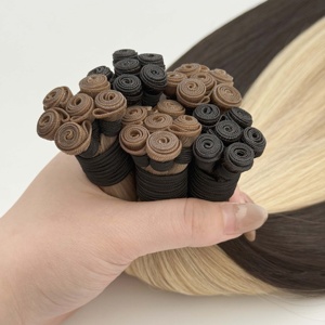 ผมต่อแบบเวฟ Genius Weft สไตล์ยุโรปและผมต่อ Genius Weft แบบรัสเซีย สำหรับต่อผมธรรมชาติ ขายดี - Product Image 5