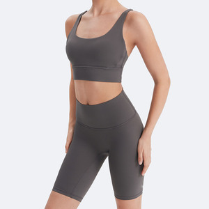 Realizzato con Chic cinturini incrociati sul retro reggiseno <span class=keywords><strong>senza</strong></span> Design a slittino <span class=keywords><strong>senza</strong></span> sfregamento con <span class=keywords><strong>ferretto</strong></span>-reggiseno sportivo con cinturino - Product Image 5