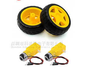 Convient pour moteur de décélération <span class=keywords><strong>ESP8266</strong></span> Robot Pneus + DC Moteur de décélération - Product Image 2