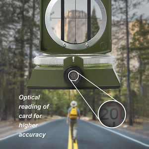 Brújula geológica Lensatic prismática profesional para acampar al aire libre al por mayor de fábrica - Product Image 4