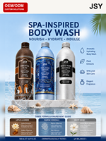 Gel Douche Hydratant Aromatique Inspiré des Spas, à Base d'Extraits Végétaux, Parfum Élégant, 500 ml, Marque Blanche, OEM ODM, Soins de la Peau