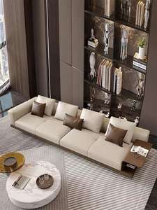 Sofá Chesterfield para sala de estar, comodidad superior de gama alta, pluma Modular en forma de L, salón de Canapé extensible de un asiento - Product Image 2