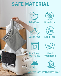 Organisateur d'eau et de séchage réutilisable sac de voyage imperméable et réutilisable personnalisé Gym sacs de sport double poche pour bébé couche lavable maillot de bain - Product Image 4