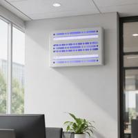 Piège à colle de haute qualité avec lampe UV anti-moustiques, tue-insectes collant professionnel pour cuisine et bureau