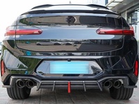 Kit de carrosserie diffuseur arrière en fibre de carbone style AE haute rigidité pour BMW X3M, kit de lèvre de pare-chocs arrière léger modifié