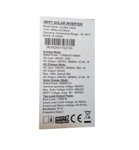 Convertisseur solaire hybride MPPT <span class=keywords><strong>Axpert</strong></span> Ultra 11KW 48V 150A, convertisseur <span class=keywords><strong>10kw</strong></span> sans batterie, fonctionne avec Wifi intégré - Product Image 5
