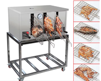 Grill intelligent multifonctionnel commercial sans fumée, chauffage au gaz/électrique pour poisson, viande, volaille, équipement de restaurant, hôtel