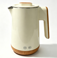 Bouilloire électrique sans fil numérique intelligente, maintien au chaud, réglages multi-températures, écran tactile, acier inoxydable, capacité 1,7 L, usage domestique