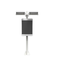 Pantalla de poste de luz Solar YUYI, pantalla Led lateral de calle, pantalla LED de ahorro de energía de almacenamiento óptico para exteriores respetuosa con el medio ambiente, F3-PRO