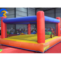 Château gonflable sur mesure pour jeux extérieurs, ring de boxe gonflable commercial avec souffleur
