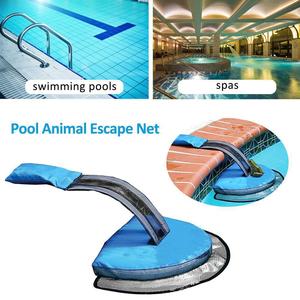 Rampe de sauvetage pour petits animaux, filet de fuite pour grenouilles et oiseaux, bouée réutilisable avec pont en maille, couleur bleue - Product Image 3