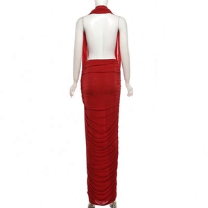 Vestido Maxi Sexy de Noche, Diseño Nuevo y Moderno, <span class=keywords><strong>Alta</strong></span> Calidad, Venta al Por Mayor, <span class=keywords><strong>Boutique</strong></span> 2026 - Product Image 3