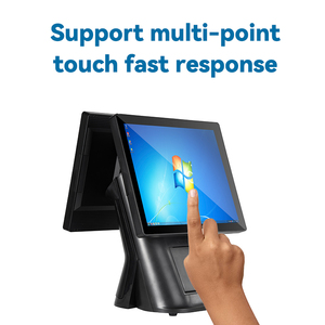 ระบบ POS หน้าจอสัมผัสแบบ capacitive พร้อมเครื่องพิมพ์สแกนเนอร์ลงทะเบียนเงินสดได้ผ่านการรับรอง CE - Product Image 4