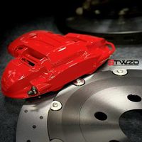 Kit d'étriers de frein surdimensionnés Ultra Front 9040 6 pistons et arrière Dt48 4 pistons pour Dodge Challenger Charger SRT 2015-2025 avec jantes de 18 pouces