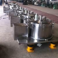 Machine de centrifugation pour la déshydratation, séparation solide-liquide, conception de filtre à plaques compacte, en acier inoxydable 304/316L, pompe à moteur, 80-800L
