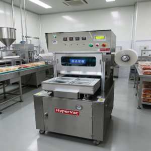 Selladora de bandejas semiautomática con inyección de gas MAP para envasado en atmósfera modificada de productos frescos y carne, máquina selladora SUS304 - Product Image 5