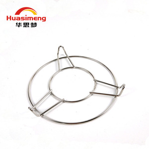 Huasimeng Stainless Steel <b>Steamer</b> Rack 3.0mm Single Layer Kitchen Cooking Heating Gadget Multipurpose Eco Friendly - Product Image 2