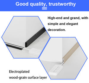 Plinthe murale en aluminium moderne à angle droit, fabrication sur mesure, vente en gros du fabricant - Durable, installation facile, garantie <span class=keywords><strong>5</strong></span> ans - Product Image 4