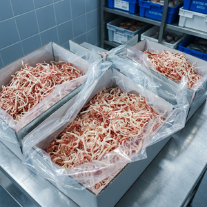Calamar desmenuzado al por mayor, dulzura natural de la carne de calamar, bocadillos masticables, ensaladas, precio competitivo de exportación - Product Image 4