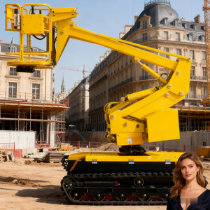 Meilleur prix Plate-forme de panier de levage de bras incurvé automoteur complet Tractable Boom Spider Boom Lift - Product Image 6