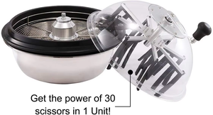 Customizable OEM 6-Inch Industrial Grade Electric <strong>Bud</strong> <strong>Trimmer</strong> Stainless Steel Dry <strong>Bud</strong> Leaf <strong>Trimmer</strong> Bag - Product Image 2