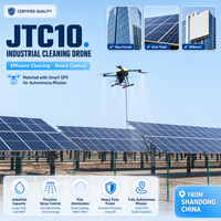 Drone de nettoyage de terminal aéroportuaire professionnel longue portée, à connexion filaire, facile à entretenir pour le nettoyage des surfaces des installations industrielles