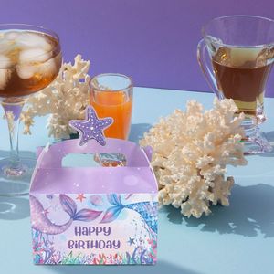 Scatole <span class=keywords><strong>per</strong></span> Caramelle <span class=keywords><strong>di</strong></span> <span class=keywords><strong>Compleanno</strong></span>, Bomboniere con Manico, Scatole <span class=keywords><strong>di</strong></span> Carta <span class=keywords><strong>per</strong></span> Biscotti, Sacchetti Regalo a Forma <span class=keywords><strong>di</strong></span> Sirena <span class=keywords><strong>per</strong></span> Snack e Dolcetti - Product Image 6