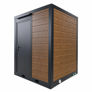 Cette petite maison conteneur comprend une salle de bain préfabriquée de haute qualité, équipée d'un lavabo, d'une toilette et d'une douche. - Product Image 5