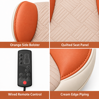 Coussin de massage Shiatsu complet pour soulager les douleurs dorsales, masseur 3D par pétrissage pour la maison, le bureau, la chaise, le siège de voiture