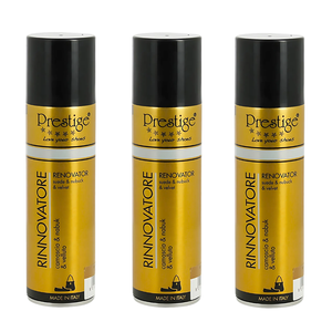 Prestige Rinnovatore Spray per Camoscio, Nabuk e Velluto 250ml Marrone Made in Italy - Product Image 1