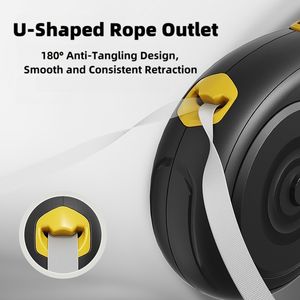 Cordón de nailon ajustable personalizado de lujo, accesorio para mascotas, correa retráctil semiautomática personalizada de lujo, bloqueo de seguridad de liberación rápida para sólido - Product Image 4