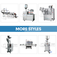 Ligne de production cosmétique automatique de haute qualité Machine de remplissage et de scellage de tubes de dentifrice pour le type de chauffage intérieur