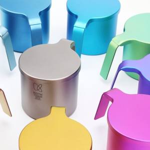 Keith CC Titanium Radiant Spectrum Tasse à eau Soudage sans couture Léger Rafraîchissant Coloré Tasse en métal pour la maison <span class=keywords><strong>Camping</strong></span> - Product Image 4