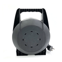 Enrouleur de câble de rallonge 4 voies de 20 m, norme européenne, avec câble H05VV-F 3G1.0mm2, certifié CE/TUV GS, IP20, pour appareils électroménagers