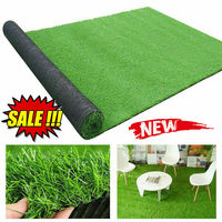 Tapis de gazon artificiel, gazon synthétique, pelouse réaliste, tapis de jardin vert naturel, résistant aux UV pour l'extérieur